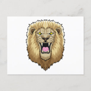 Roaring-leeuw Briefkaart