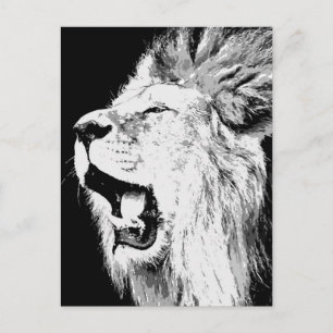 Roaring-leeuw Briefkaart