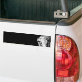 Roaring-leeuw Bumpersticker (Op Truck)