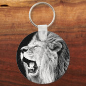 Roaring-leeuw Sleutelhanger (Voorkant)