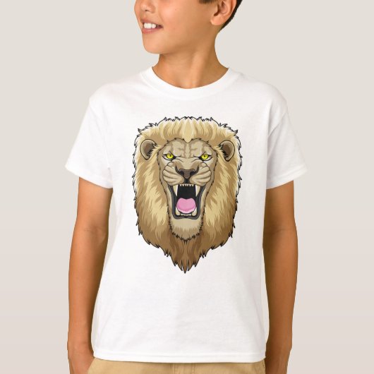 Roaring-leeuw T-shirt (Voorkant)