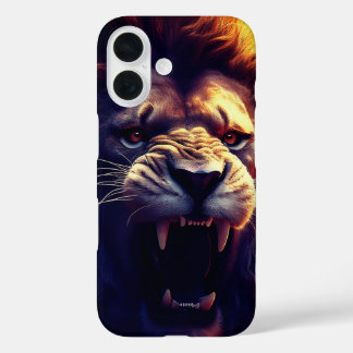 Roaring Lion iPhone 16 Hoesje
