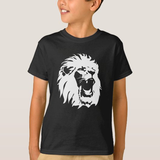 Roaring Lion Face T-shirt (Voorkant)