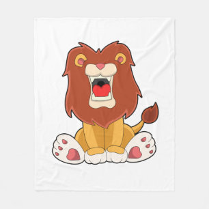 Roaring Lion Fleece Deken