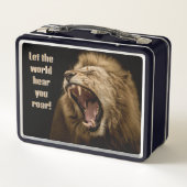 Roaring Lion Lunch Box – Bold Custom Gift (Achterkant)