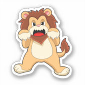 Roaring Lion.PNG Sticker (Voorkant)