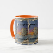 Roaring Lion Sunrise Papercut Mug (Devant gauche)