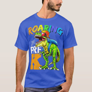 Roaring PreK Dinosaur Terug naar schoolrugzak T-shirt