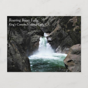 Roaring River Falls, King's Canyon, CA Carte posta