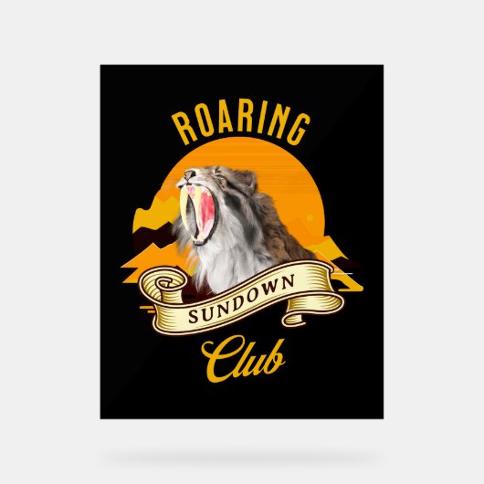 Roaring Sundown Club Sabertooth Tiger (Recto)