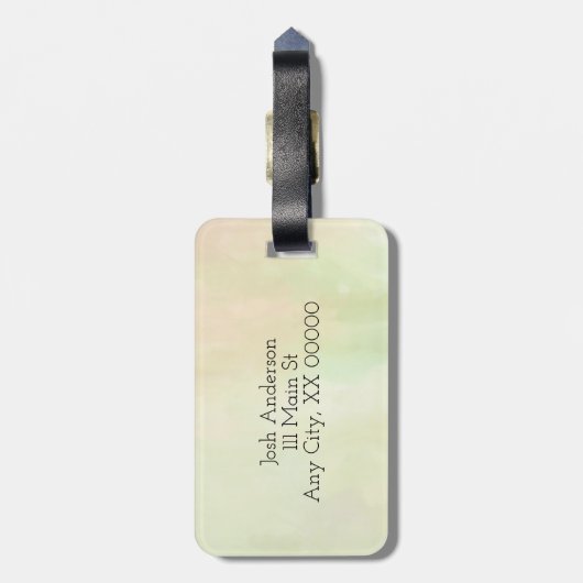 Roaring T-Rex  Bagagelabel (Achterkant verticaal)