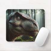 Roaring Through Time: T-Rex in het bos Muismat (Met muis)
