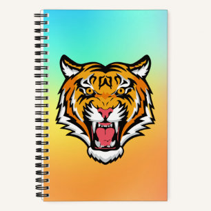 Roaring Tiger Head-25818 Notitieboek