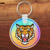 Roaring Tiger Head-25818 Sleutelhanger (Voorkant)