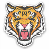 Roaring Tiger Head-25818 Sticker (Voorkant)