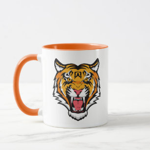 Roaring Tiger Head-25818 Travel Mug Mok