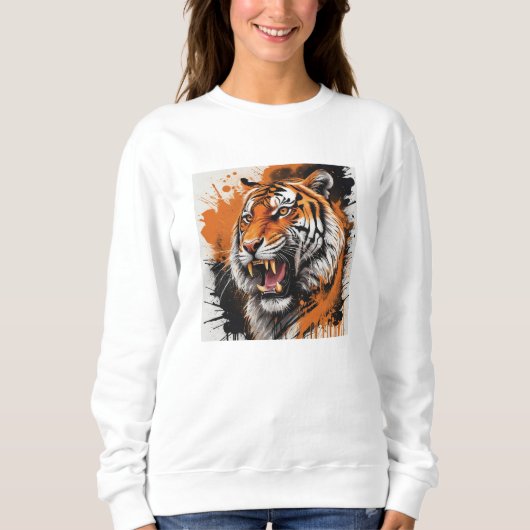 Roaring Tiger Hoodie Trui (Voorkant)