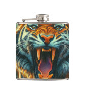 Roaring Tiger Moonlit Oerwoud Heupfles (Voorkant)