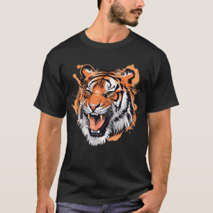 Roaring Tiger Portrait T-shirt