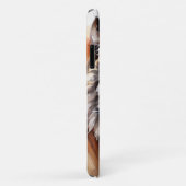 Roaring Tiger Waterverf Personaliseer Oerwoud Anim Case-Mate iPhone Case (Achterkant/rechts)