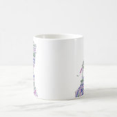 Roaring Tiger Word Art Magische Mok (Center)