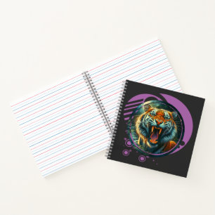 Roaring tijger notitieboek