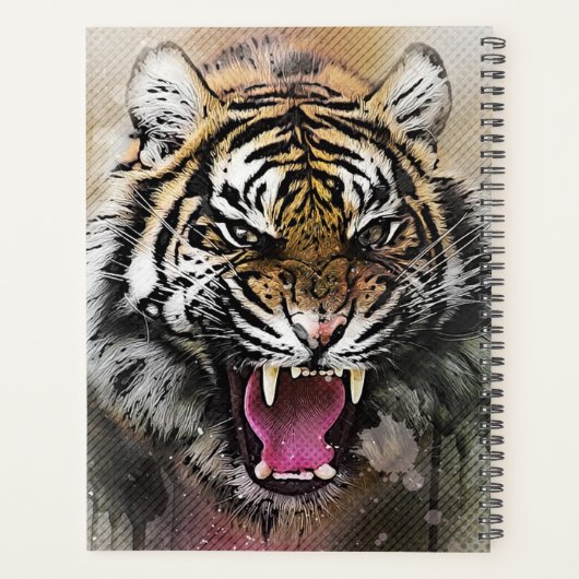 Roaring tijger planner (Achterkant)