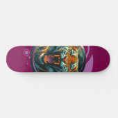 Roaring tijger skateboard (Horizontaal)