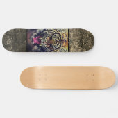 Roaring tijger skateboard (Horizontaal)
