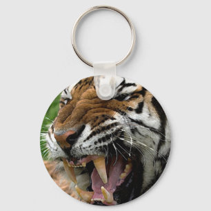 Roaring tijger sleutelhanger