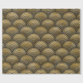 Roaring Twenties Art Deco Poirot 1920 Cadeaupapier (Vlak)