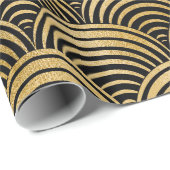 Roaring Twenties Art Deco Poirot 1920 Cadeaupapier (Rol Hoek)