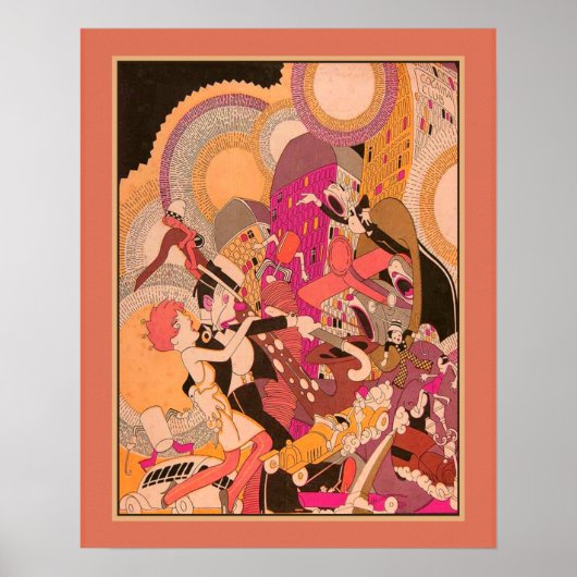 Roaring Twenties Art Deco Poster (Voorkant)