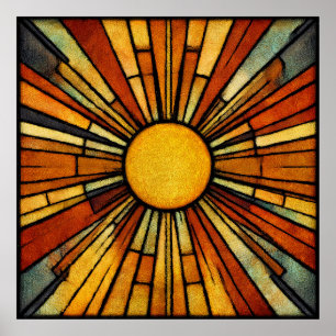 Roaring Twenties Art Déco Sunburst