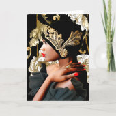 "Roaring Twenties Flapper Girl" Kaart (Voorkant)