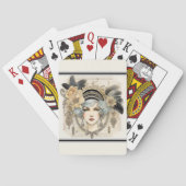 roaring twenties flapper pokerkaarten (Achterkant)