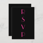 Roaring Twenties Fuchsia RSVP (Voorkant / Achterkant)