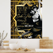 Roaring Twenties Gatsby-stijl fotohokje poster (Keuken)