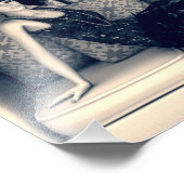 Roaring Twenties  Retro 20e 30e jaar Foto Afdruk (Hoek)