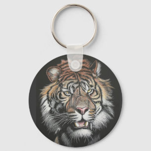 Roaring van tijger in de raad van bestuur van Scra Sleutelhanger