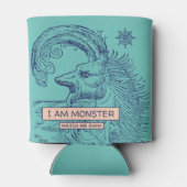 Roaring Zee Monsters zijn een echte Koelbox Aqua Blikjeskoeler (Achterkant)