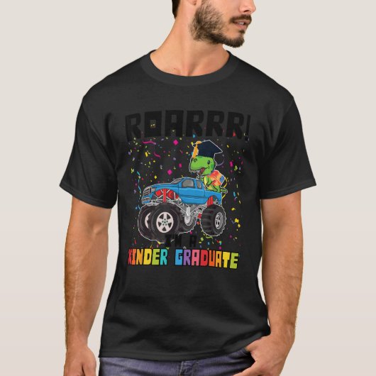 Roarr ik ben een Kinder Afstuderen Kindergarten Gr T-shirt (Voorkant)