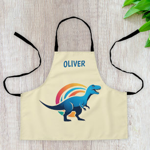 Roarsome Blauwe T-rex Persoonlijk Schort