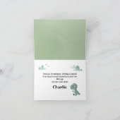 Roarsome Dino Birthday –  Bedankkaart (Binnen)