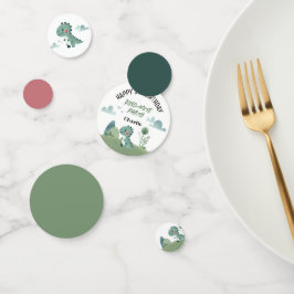 Roarsome Dino Birthday  Confetti