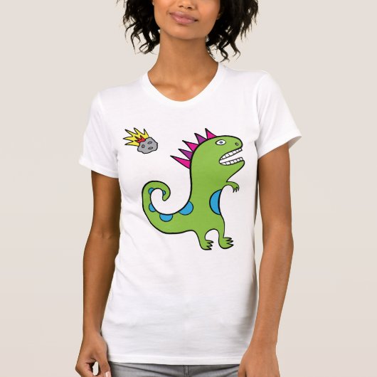Roary le T-Rex - T-shirt de dames (Devant)