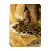 Roast beef sandwich met crèmegeit magneet (Verticaal)