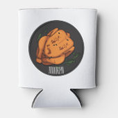 Roast cartoon illustratie blikjeskoeler (Voorkant)