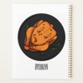 Roast cartoon illustratie planner (Achterkant)