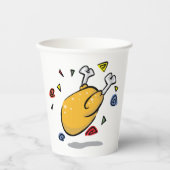 Roast Chicken Papieren Bekers (Voorkant)